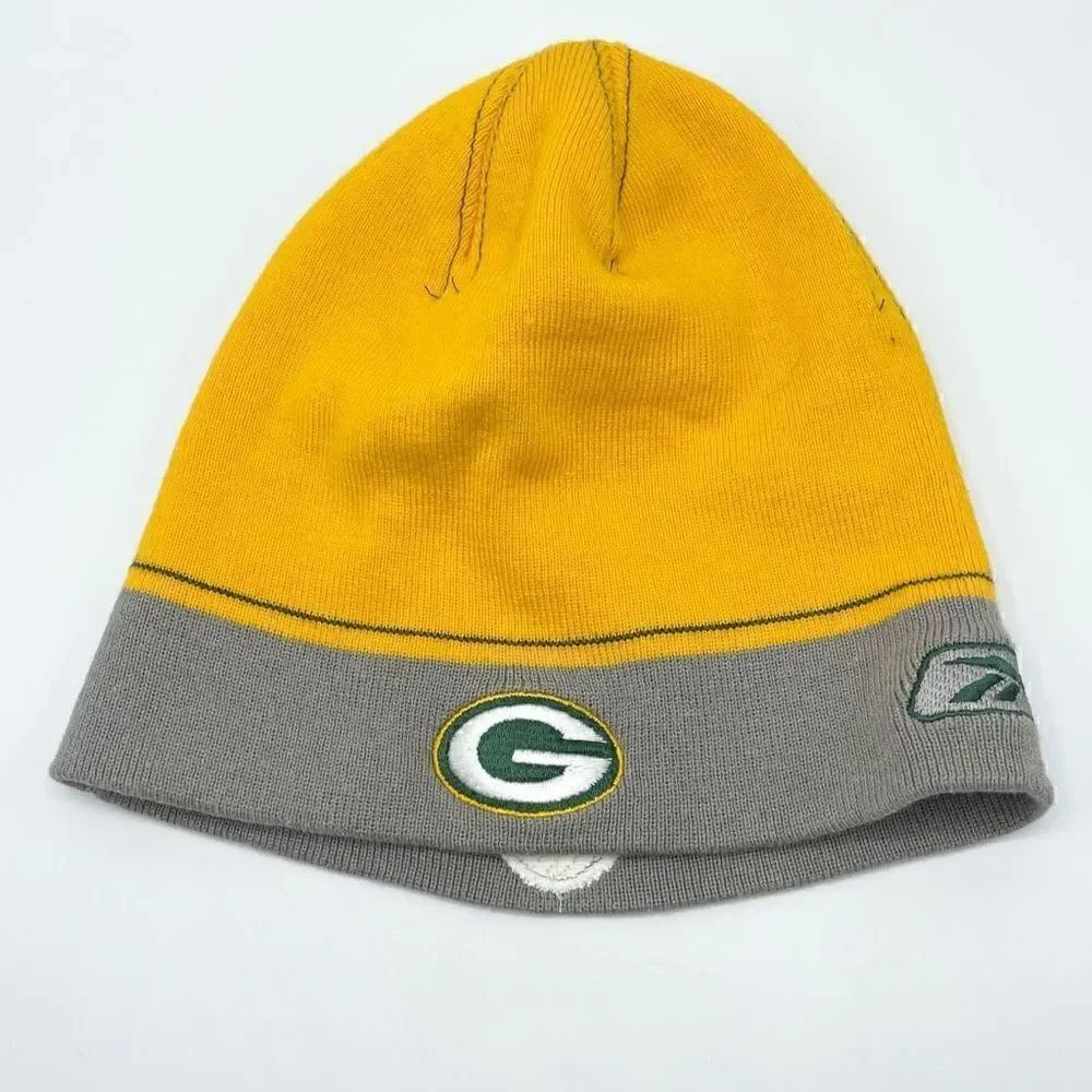 NFL Equipment On Field Reebok Green Bay Packers beanie cap - OSFM